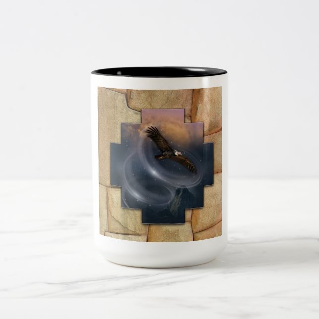 Bicolor Cóndor - Taza de café (Centro)