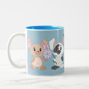 Bicolor Conejitos - taza