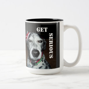 Bicolor Consiga la taza seria