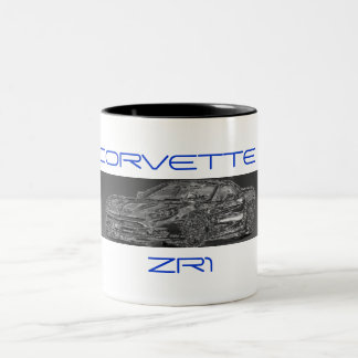 Bicolor CORVETTE del cromo, TAZA ZR1