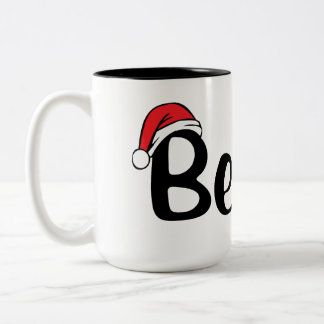 Bicolor Crea, taza de café del gorra de Santa