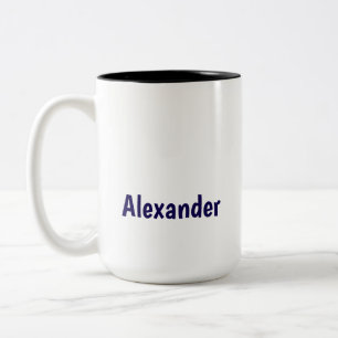 Bicolor Crea tu propia taza de café de 15oz de dos tonos
