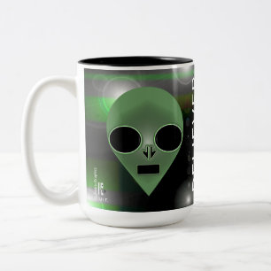 Bicolor "Creyente" Taza Alien Imágenes de J.H. Thornton