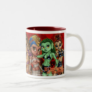 Bicolor Criaturas de Lil de la taza de café de la noche