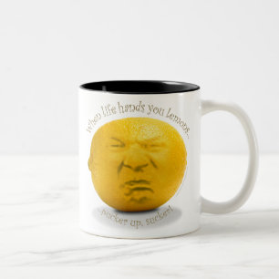 Bicolor "Cuando la vida le da taza de los limones"