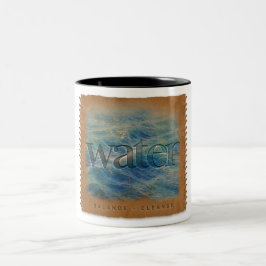 Bicolor Cuatro Elementos - Agua - Taza de Café