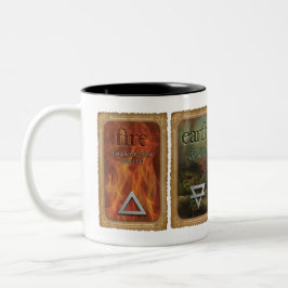 Bicolor Cuatro Elementos - Taza de Café