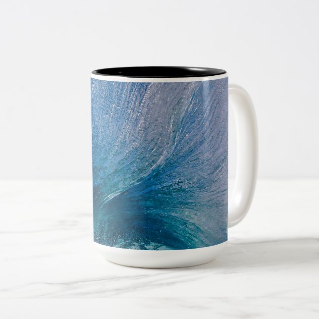 Bicolor Danza del Océano - Taza (Anverso derecho)