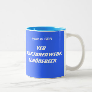 Bicolor DDR taza de reclamo
