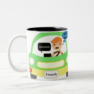 Bicolor ~ de la taza direccional desafiado