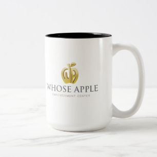 Bicolor De quién Apple - taza grande