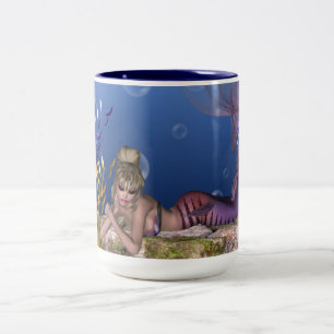 Bicolor Debajo de la taza rubia de la fantasía de la