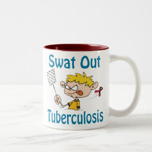 Bicolor Del golpe violento taza de la tuberculosis hacia