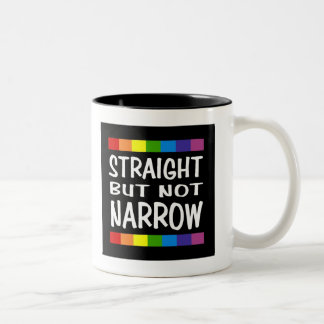 Bicolor Derecho pero no taza del estrecho