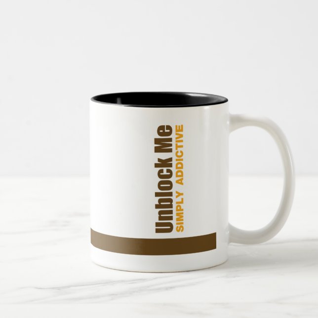 Bicolor Desbloquéeme la taza 02 (Derecha)