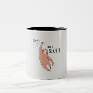 Bicolor Descenso tiene gusto de una taza de la pereza