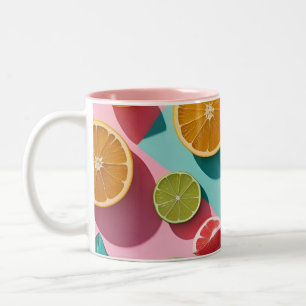 Bicolor Días Brillantes, Colores Audaces – Taza de Verano