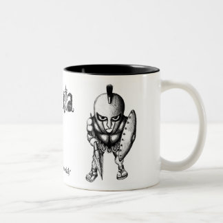 Bicolor Diseño de la taza de Sparta