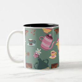 Bicolor Diseño de taza clásica 