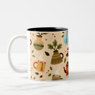 Bicolor Diseño de taza clásico 