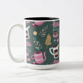 Bicolor Diseño de taza de café 