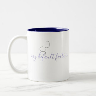 Bicolor Diseño minimalista de taza de café