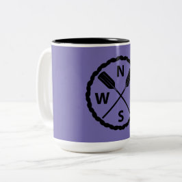 Bicolor Diseño Paddle Explorer - Taza de dos tonos