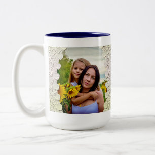 Bicolor Diseño personalizado de envoltura de taza con bril