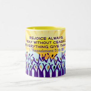 Bicolor Disfrute la taza