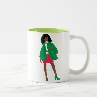 Bicolor Diva de la hermandad de mujeres - AKA taza