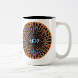 Bicolor Dualidad y toda la taza del ojo que ve