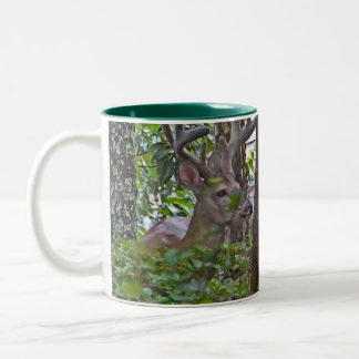 Bicolor DZ taza de los ciervos