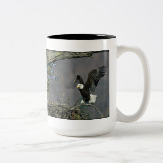 Bicolor Eagle calvo - sea más buena que la taza necesaria