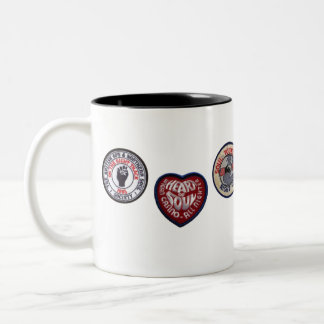Bicolor El alma septentrional remienda la taza