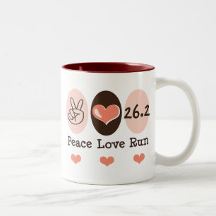 Bicolor El amor de la paz funciona con la taza de 26,2