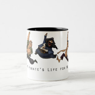 Bicolor El baile piratea la taza