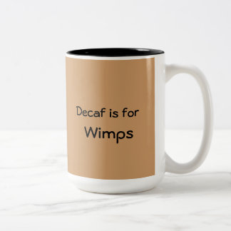 Bicolor El Decaf está para la taza de los Wimps