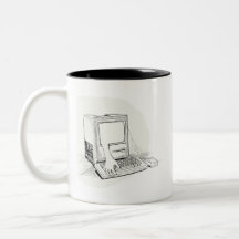 El fantasma en mi taza del "mac antiguo" de la