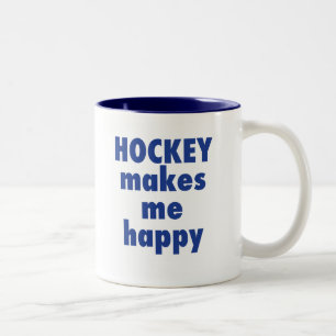 Bicolor El HOCKEY me hace la taza feliz