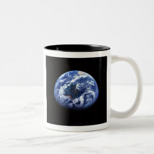 Bicolor El mundial - tierra de la taza de café grande del
