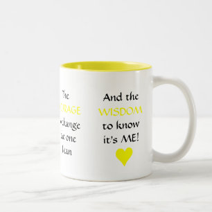 Bicolor El NUEVO rezo de la serenidad - taza
