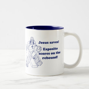 Bicolor El PORTERO JESÚS AHORRA la taza
