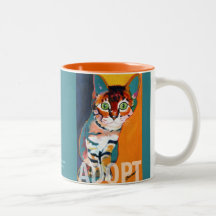 El tigre ADOPTA la taza por las quemaduras de Ron