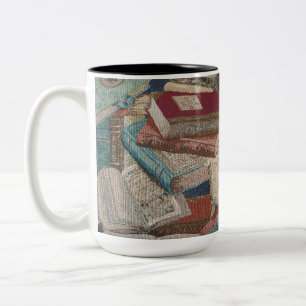 Bicolor El vintage reserva la taza de los aficionados a