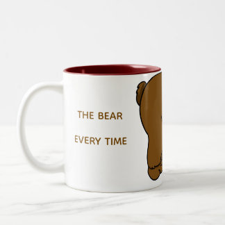 Bicolor Elegir la taza de café del Oso