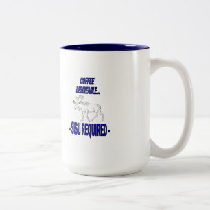Bicolor ENCIMA de la taza SNAFU