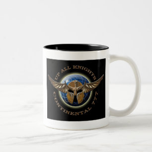 Bicolor Encima de toda la taza de los caballeros