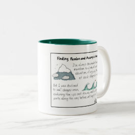 Bicolor Encontrar la taza del Dos-Tono de la pasión y de