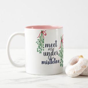 Bicolor Encuéntreme debajo de la taza del muérdago