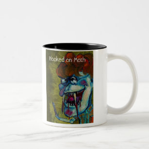 Bicolor Enganchado en la taza de la matemáticas